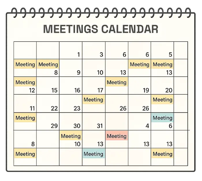 Meetings Calendar